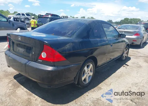 2004 Honda Civic Ex из США, поврежденный, VIN 1HGEM229X4L053375
